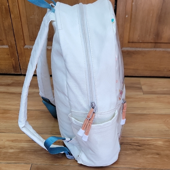 🌈 STATE Kane Kids Rainbow Sequin Confetti Backpack - Cream and Multicolor - Picture 3 of 14